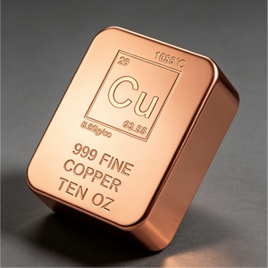 แท่งทองแดงทรงกลมลาย Cu, ทองแดงแท่งสำหรับเป็นของขวัญ - Product Image 5
