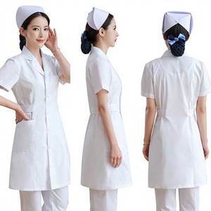 <span class=keywords><strong>Uniforme</strong></span> d'infirmière <span class=keywords><strong>pour</strong></span> femmes, manches longues, manches courtes, rose, bleu, col montant, col <span class=keywords><strong>de</strong></span> poupée, automne, hiver, <span class=keywords><strong>travail</strong></span> à l'hôpital - Product Image 1