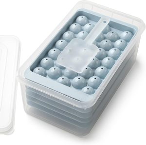 Yongli D-04 <span class=keywords><strong>Ice</strong></span> <span class=keywords><strong>Cube</strong></span> khay 33x3 pcs vòng <span class=keywords><strong>Ice</strong></span> ball maker khuôn mẫu cho tủ đông với nắp và bin nghiền nát <span class=keywords><strong>Ice</strong></span> khay dễ dàng phát hành Tiny tôi - Product Image 5