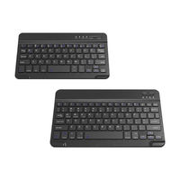 Teclado Bluetooth 5.2, Teclado Bluetooth Delgado y Ligero para Tablet, Mini Teclado Bluetooth Morado para Tablet de 8.7 Pulgadas, Smartphone, iPad