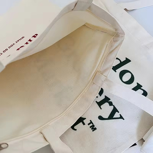 <span class=keywords><strong>Bolsa</strong></span> <span class=keywords><strong>de</strong></span> Lona Personalizada <span class=keywords><strong>de</strong></span> Fábrica <span class=keywords><strong>con</strong></span> <span class=keywords><strong>Cremallera</strong></span> y Asa al Hombro, <span class=keywords><strong>Bolsa</strong></span> Grande <span class=keywords><strong>de</strong></span> Algodón para Compras <span class=keywords><strong>con</strong></span> Logotipo - Product Image 5