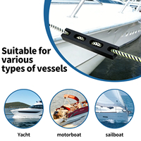 Amortisseur de chocs en caoutchouc pour amarrage de bateau, amortisseur de ligne d'amarrage marin, tampon de corde EPDM pour l'amarrage de yachts et de voiliers