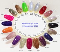 Nouveau Glow Dark Neon Diamond Réfléchissant DIY Disco Vernis À Ongles UV Émaillé Vernis LED Lampe Source Semi Permanent Bouteille Emballage