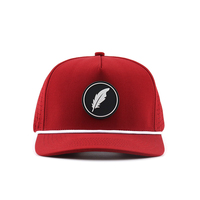 Casquettes de baseball en polyester Oxford à pois, profil moyen, perforées au laser, couleur personnalisée, avec cordon, unisexe, décontractées, pour le golf