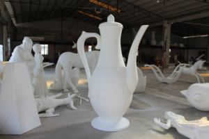 BD-1221 4축 갠트리형 CNC 회전 조각기 폼 우드용 1200x2100mm 대형 포맷 가공 센터 고속 - Product Image 6