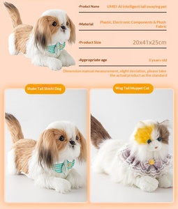 Giocattolo Interattivo AI con Coda Mobile, Gatto Xishi in Peluche, Compagno Elettronico Emozionale per l'Intimità - Product Image 5