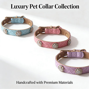 Moda Canina de Boutique: Collar Trenzado Serie 'Shengshi Baolian' - Accesorios de Lujo de Alta Gama para Estilistas Caninos - Product Image 3