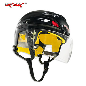 VIK - MAX Casque de hockey de protection double sport pour l'extérieur avec doublure en coton à mémoire de forme et double visière - Product Image 4