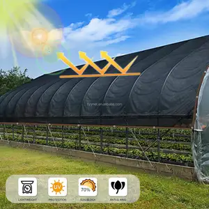 Jaring naungan pertanian anti-uv matahari Hdpe kualitas tinggi untuk rumah hijau untuk melindungi tanaman naungan matahari jaring