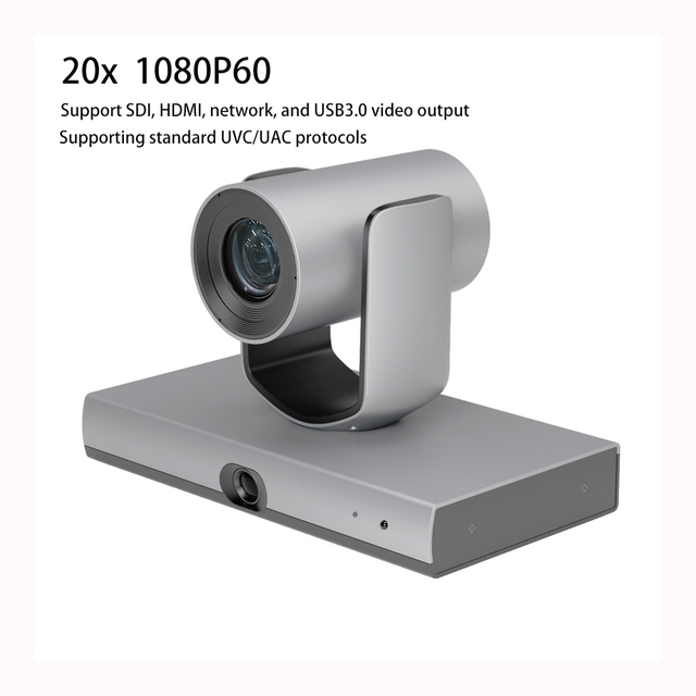 Professional Binocular AI Auto Tracking PTZ Camera Video Conference Camera  SDI USB LAN 1080PLive Streaming Webcam