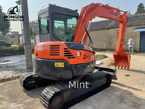 Alta calidad barato usado Hitachi ZX55 5,5 toneladas excavadora usada Mini excavadora con motor original de excavadora de segunda mano EPA - Product Image 5