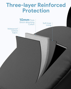 Étui souple pour écouteurs, compatible avec Sony WH-CH520/720/BERIBES/SoundCore/<span class=keywords><strong>Bose</strong></span>, sac universel ultra-fin pour écouteurs - Product Image 4