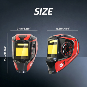 Casque de soudage True Color à obscurcissement automatique avec plage de gradation réglable 4/9-13 pour TIG MIG ARC - Product Image 2