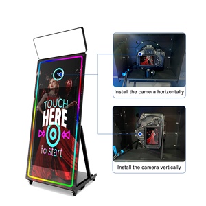 Sefile Cabine <span class=keywords><strong>Photo</strong></span> Miroir Magique Intelligente de 65 Pouces avec Flightcase pour Différentes Parties Prêt à Expédier - Product Image 4