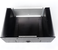 Boîtier de commande en aluminium sur mesure pour préamplificateur domestique, châssis audio en métal usiné CNC pour récepteurs et amplificateurs