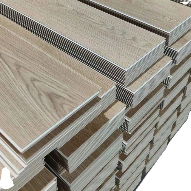 SPC Waterproof Embossed Texture Plastic Plank Click System Vinyl Flooring