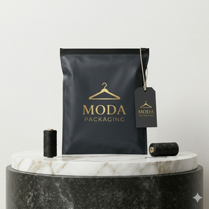 Sacs Ziplock personnalisés avec logo mat imprimé en héliogravure pour l'emballage de vêtements, avec design thermoscellable <span class=keywords><strong>sous</strong></span> <span class=keywords><strong>vide</strong></span> pour le stockage de vêtements - Product Image 3