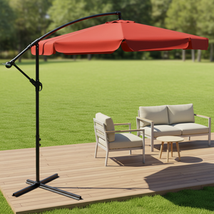 Ombrello da giardino impermeabile all'aperto con ombrellone rettangolare di alta qualità - Product Image 4