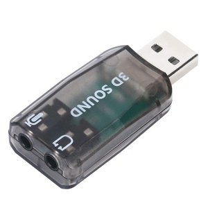 Adaptador de Tarjeta de Sonido USB Estéreo 5.1 con Micrófono Externo, Plug and Play, con Conector de 3.5mm para Auriculares, para Computadora/Laptop (Windows/<span class=keywords><strong>Mac</strong></span>) - Product Image 4