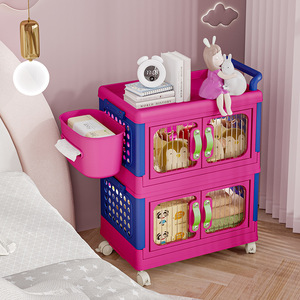 Armoire de rangement pour enfants Dopamine, 4 niveaux, rectangulaire, organisateur de jouets sur pied, boîte de rangement multifonctionnelle pour enfants - Product Image 3