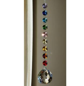 Arcoíris de cristal DIY, lámpara pulida de forma libre para decoración del hogar, candelabro de cristal, otras artesanías de cristal - Product Image 1