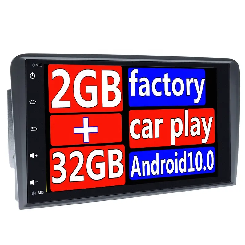 Xonrich 8 "Android10.0 2/4GB + 32/16GB Radio de coche GPS Navi BT SWC para Audi A3 8P 2008-2013 Ultra-delgada autoradio pantalla táctil completa