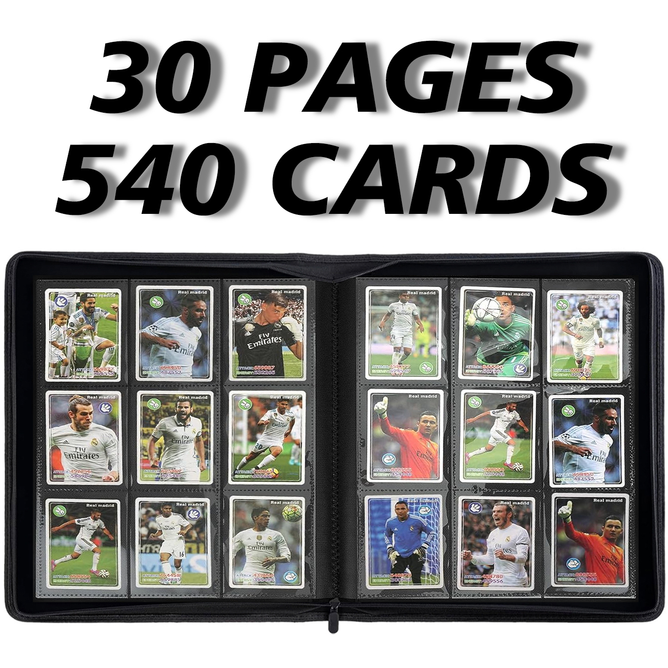 30 pages 540 cards