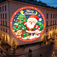 Projecteur de logo professionnel pour Noël, résistant aux intempéries, lampe à motif Gobo pour événements commerciaux en extérieur, festivals, façades de bâtiments, murs