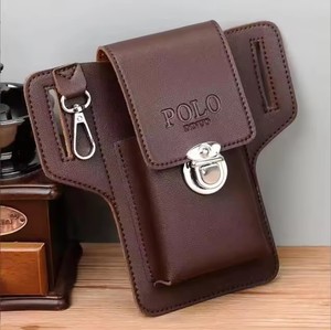 Pochette universelle pour <span class=keywords><strong>téléphone</strong></span> portable <span class=keywords><strong>Étui</strong></span> de <span class=keywords><strong>ceinture</strong></span> multifonction en cuir PU avec crochet à boucle de <span class=keywords><strong>ceinture</strong></span> Sacs mobiles universels pour iPhone - Product Image 1