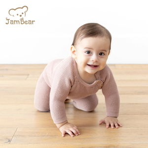 Nouveau-né pull Onesie bébé barboteuse tricot bébé dors 100% coton bio infantile tricot une pièce bébé <span class=keywords><strong>Nesie</strong></span> - Product Image 5