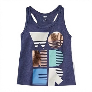 Camiseta sin mangas de algodón 100% para mujer, bordada con lentejuelas, estilo casual de verano, venta al por mayor del fabricante, OEM - Product Image 1