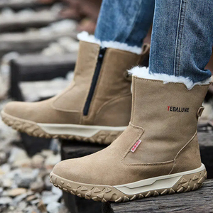 Competitive Price Anti-Pinch Winter Warmth Waterproof Plush Lining Construction Anti-Chill Safety Shoes - Product Image 4