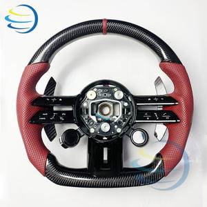 พวงมาลัยคาร์บอนไฟเบอร์แบบกำหนดเองสำหรับรถเบนซ์ <span class=keywords><strong>AMG</strong></span> A/V/S Class W22 Class W177 A200 W447 C63 Clk W209 Cla C117 250 200 C118 - Product Image 6