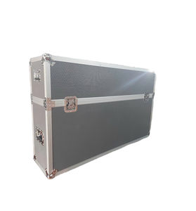 <b>Secure</b> TV Flight Case Aluminum Frame Shockproof Screen Transport Case with Heavy Duty Wheels and Foam for LED Screen <b>Box</b> - Product Image 1