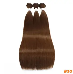 Bone Straight Hair Bundles Extensions 22-40Inch Super Long Hair Synthetic Straight Hair Full to End