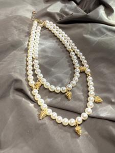 Klassische und elegante Prinzessinnen-Stil Perlen-Anhänger Haustier-Halskette - Product Image 3