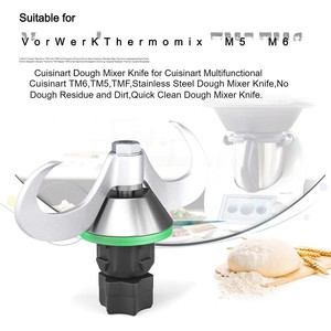 Cuchilla de Repuesto para Procesador de Alimentos Lohas, Cuchilla de Acero Inoxidable para Licuadora T-hermomix <span class=keywords><strong>TM5</strong></span> TM6 - Product Image 5