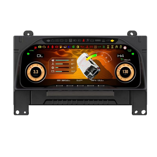 DaoLuTong New Car Digital Cluster Dashboard for Toyota LC70 LC75 LC76 LC79 Multifunctional IPS LCD Speedometer Instrument