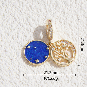 Copper Alloy Heart Charms Hollow Pendants For DIY Jewelry Making Unisex Accessories China Origin YT H271 - Product Image 4