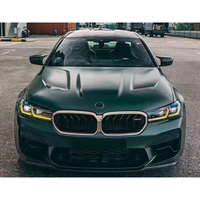 Capot en fibre de carbone pour BMW Série 5 G30 G38 2020-2023, style CS, garniture de capot en fibre de carbone modifiée, style de carrosserie automobile, pièces automobiles