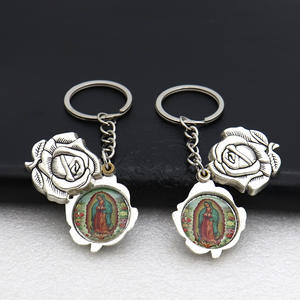 Fournisseur d'usine, vente en gros et au détail, porte-clés en métal, pendentif, cadre photo à ouverture et fermeture, bijoux créatifs, pendentif - Product Image 1