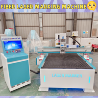 Chine 1325 CNC grande surface de marque miroir en verre acrylique machines de marquage Led miroir Laser sablage Machine