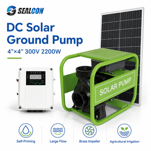 Brushless Large Flow Agricultural Irrigation Self-Priming <b>Pump</b> 4"x4" 300V 2200W <b>Solar</b> Ground <b>Pump</b> With Brass Impeller DC60-20-30 - Product Image 6