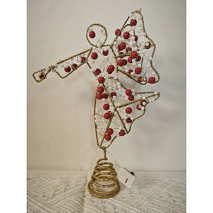 Painted Christmas <b>Tree</b> Topper Springs for Holiday Decoration - Product Image 1