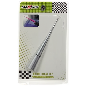 Antenne de voiture Maxeed M0001, métal argenté de haute qualité, 50 ohms, 86-108 MHz, Chine, pour véhicules - Product Image 2