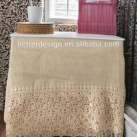 Rideau de cuisine vintage tissé en macramé massif avec œillets inclus accessoires de traitement pour fenêtre de lucarne à usage domestique