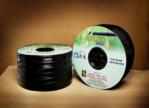 Tuyau émetteur plat en ligne pour système d'irrigation goutte à goutte en agriculture, jardin et aménagement paysager, application d'économie d'eau - Product Image 3