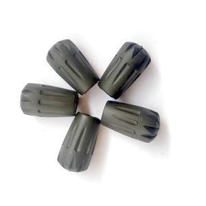 Embout universel en caoutchouc noir en forme de balle pour bâton de trekking, accessoire de randonnée, pièce de rechange pour bâton de marche en extérieur - Product Image 4