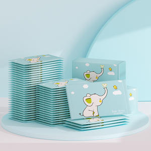 Lingettes humides jetables hypoallergéniques indépendantes, fabriquées en tissu non tissé à usage unique, petit emballage pour hôtels - Product Image 3