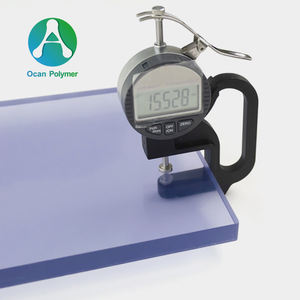 Feuille de <span class=keywords><strong>PVC</strong></span> transparente en plastique dur personnalisée <span class=keywords><strong>1mm</strong></span> d'épaisseur panneau en plastique <span class=keywords><strong>PVC</strong></span> pour salle de bain et décoration murale - Product Image 2